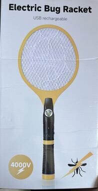 Electric Bug Zapper with Flashlight 4000V Mosquito Zapper for Outdoor and Indoor